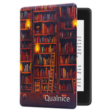 Load image into Gallery viewer, Qualnice Water-Safe Case for All-New Kindle Paperwhite (10th Generation-2018 Only), Library