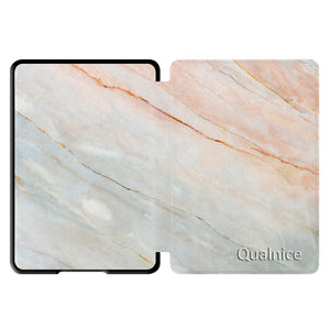 Qualnice Water-Safe Case for All-New Kindle Paperwhite (10th Generation-2018 Only), Marble Pink