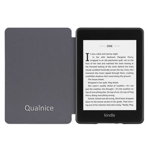 Qualnice Water-Safe Case for All-New Kindle Paperwhite (10th Generation-2018 Only), Library